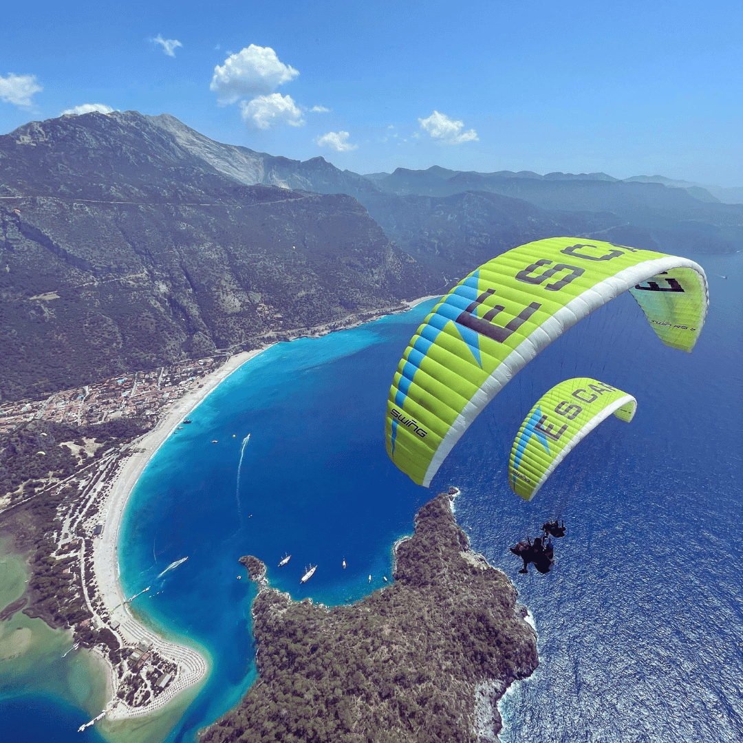 Paragliding over Ölüdeniz